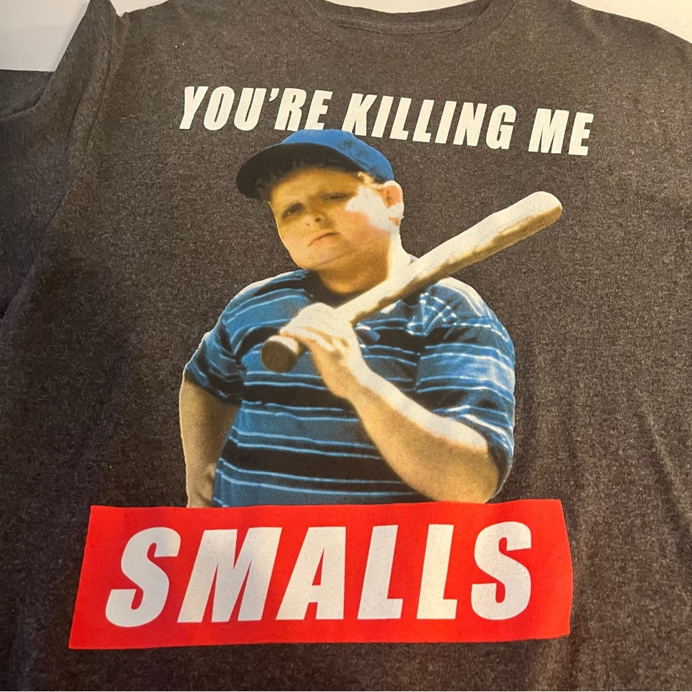 The sandlot “you’re killing me, smalls” men’s T-shirt, large graphic T-shirt